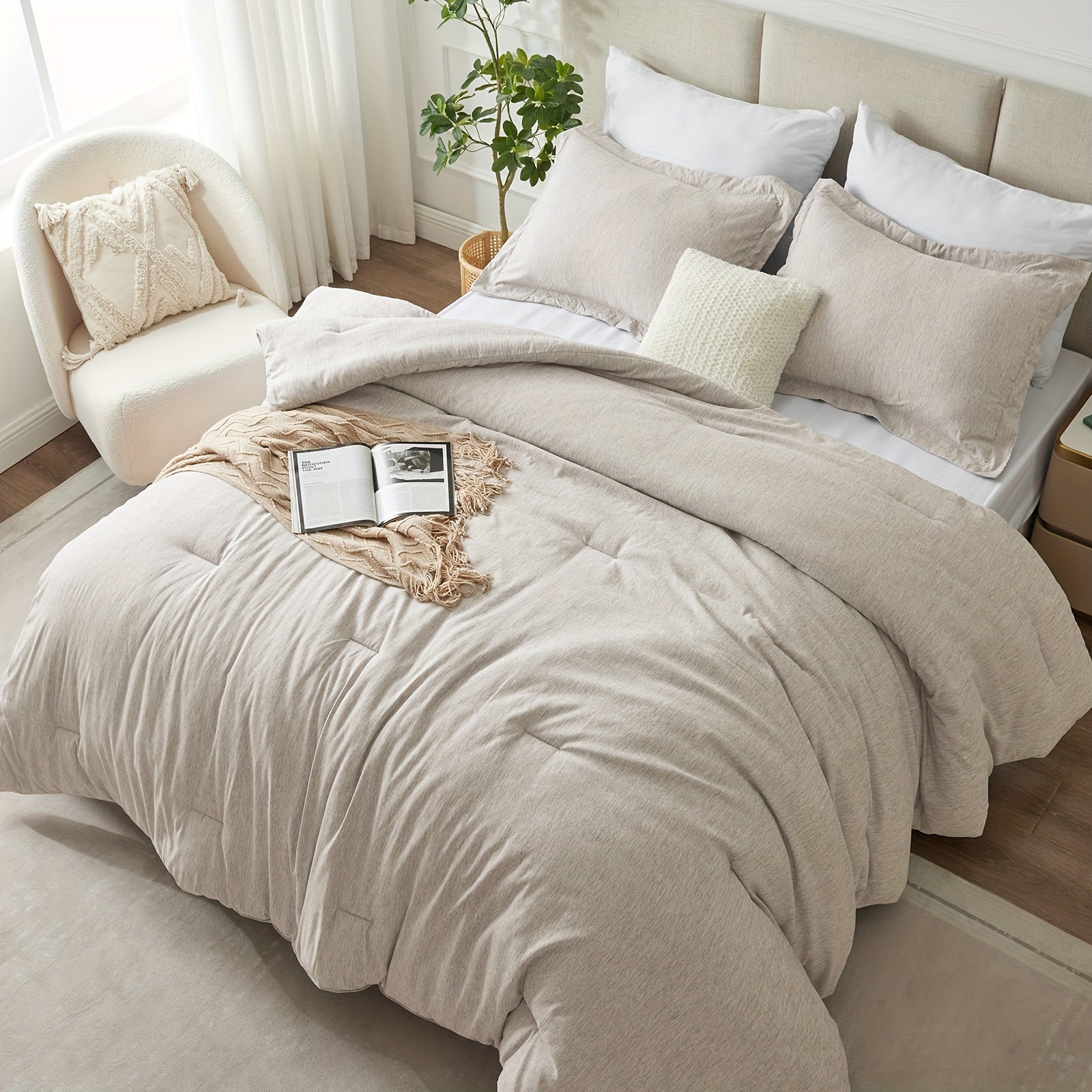 Minimalist soft duvet 3 pcs. bedding set