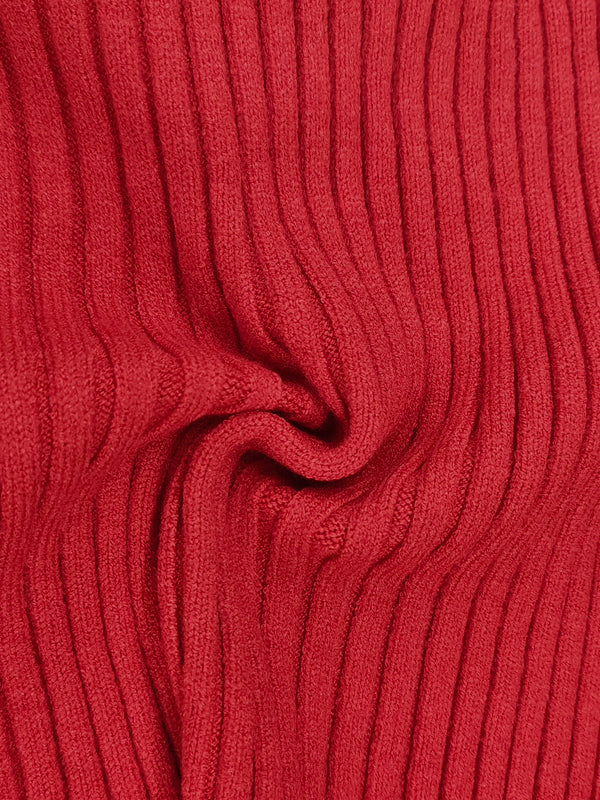 Loose Asymmetric Solid Color Split-Joint High Neck Sweater Tops