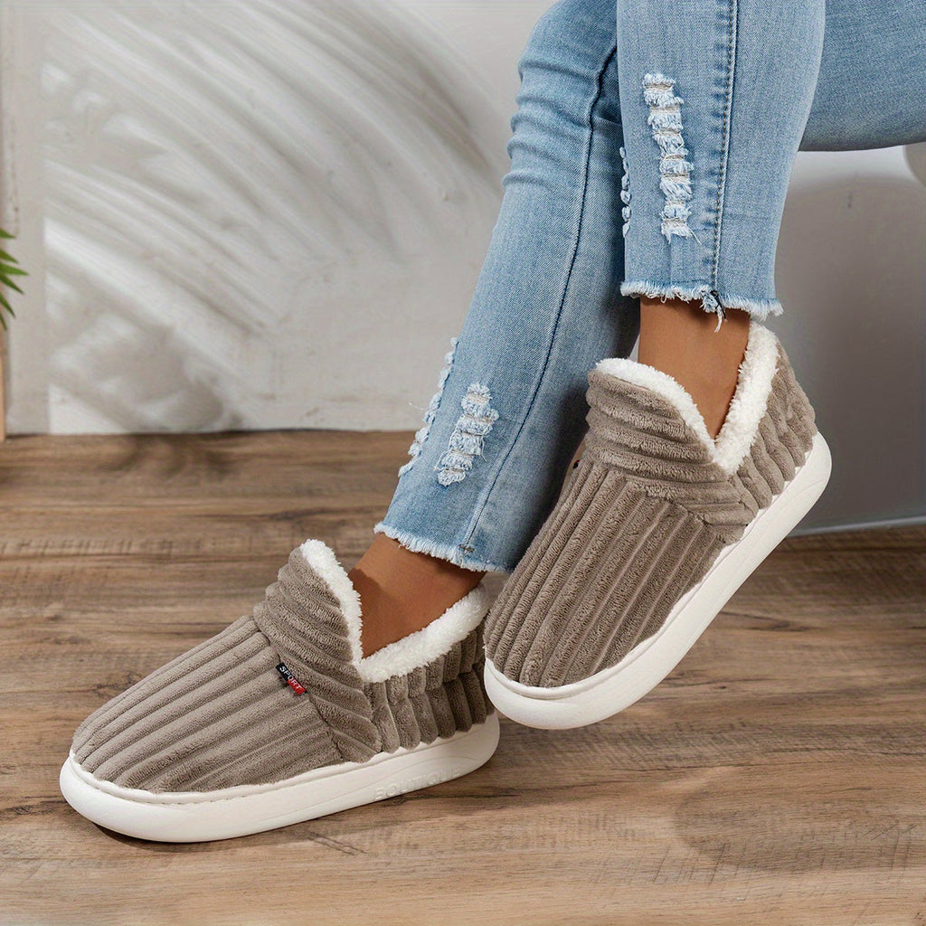 Cozy Step Plush Slippers