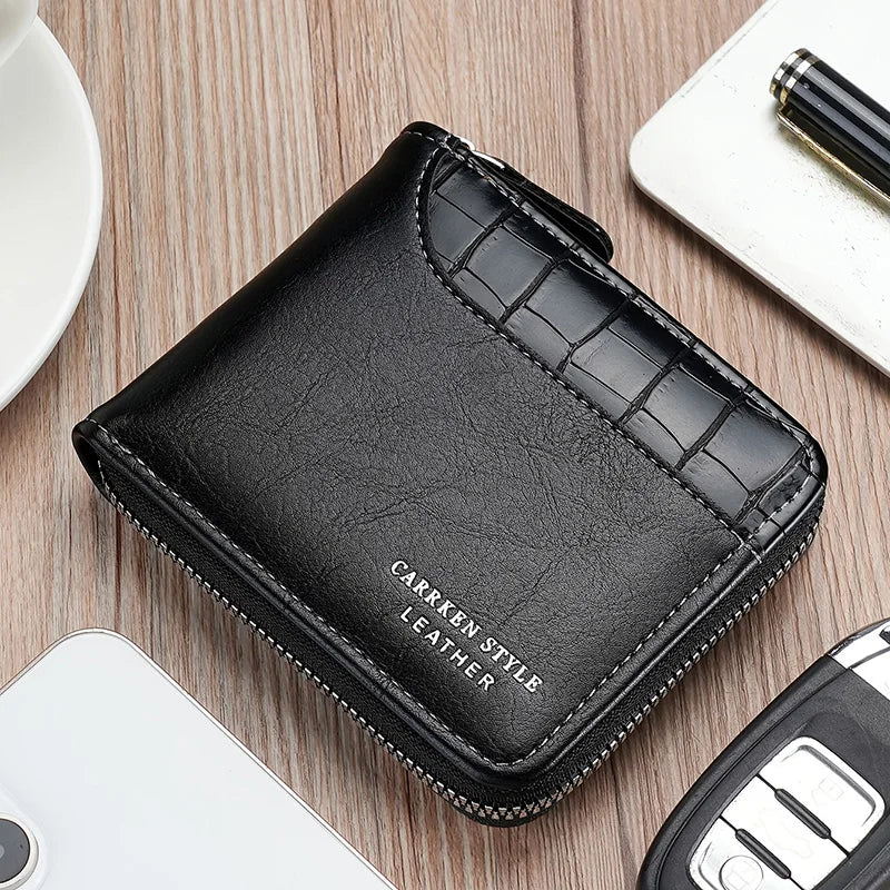 MIDGE - Portefeuille zippé pour homme