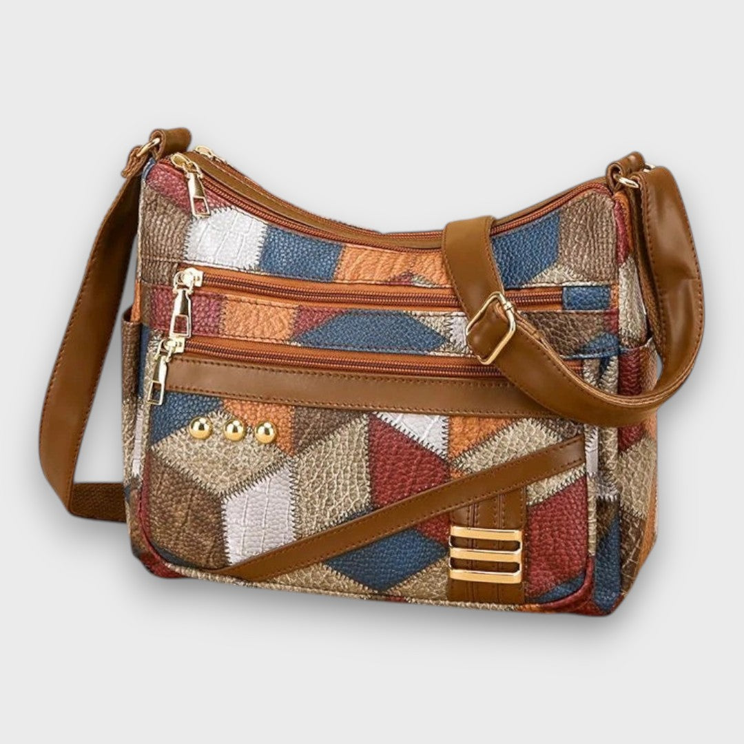 Miresta – Patchwork Leather Shoulder Bag