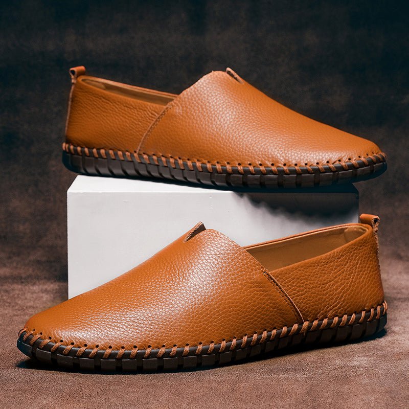 Jack Washington Minimal Genuine Leather Loafers