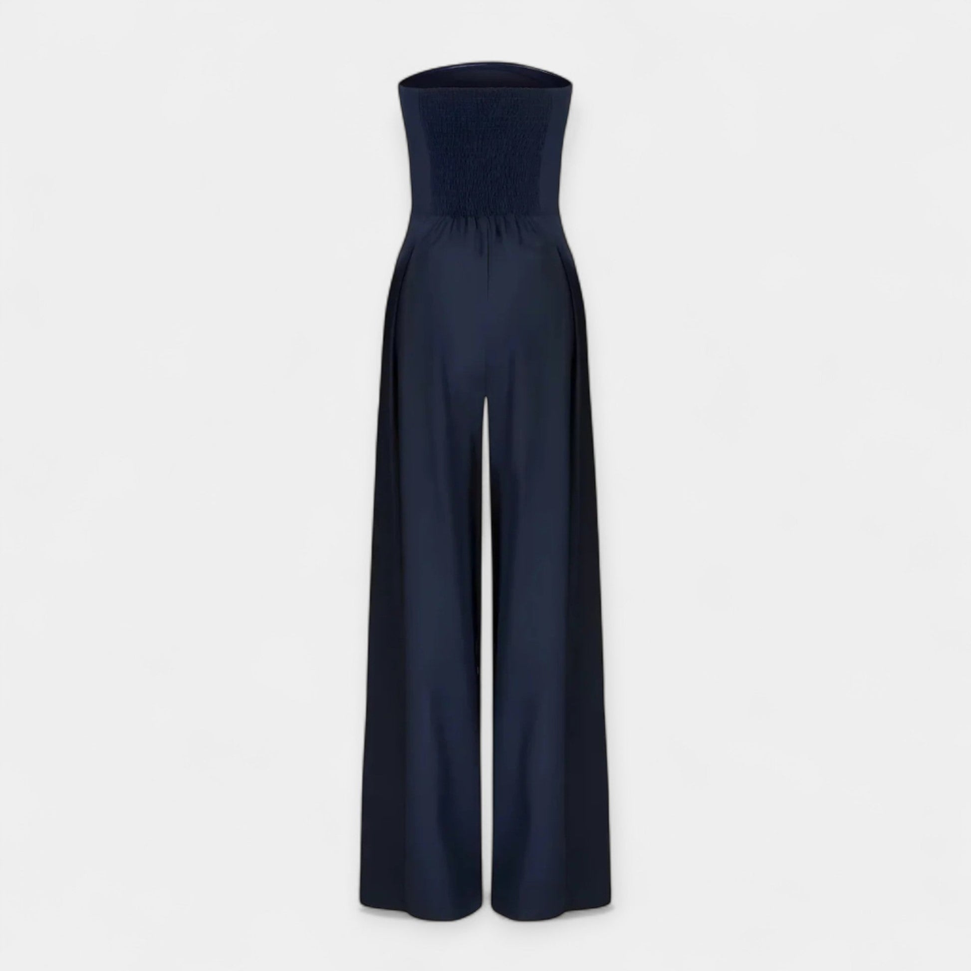 Full-Length Jumpsuit with Strapless Corset