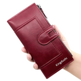 Portefeuille long en cuir - Pratique et élégant