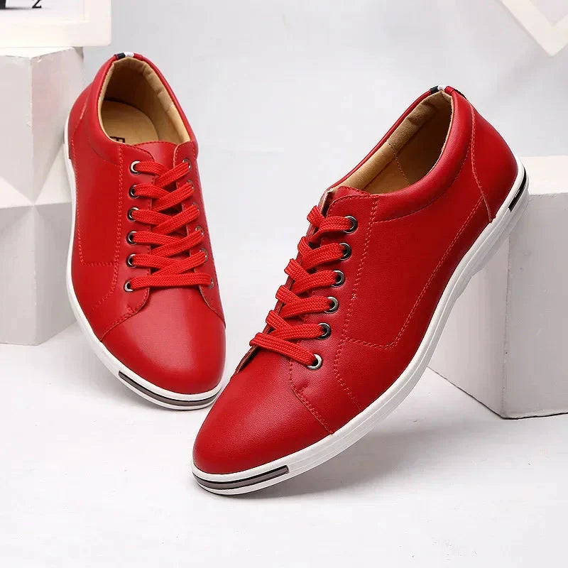 SANTORI LEATHER CASUAL SNEAKERS