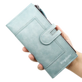 Portefeuille long en cuir - Pratique et élégant