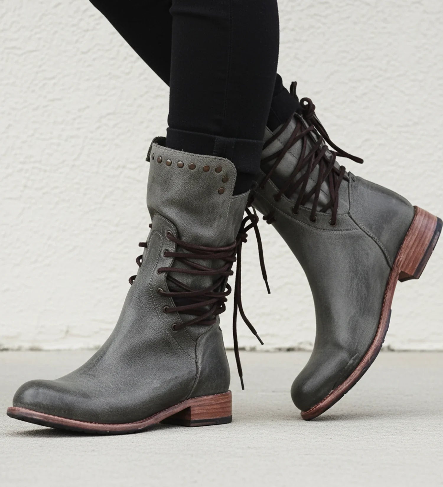 Women's Lace-Up Ankle Boots